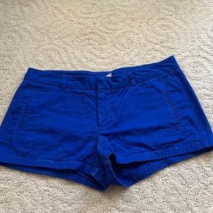 Size 12 Stylis blue shorts. Some fraying on the stitching on the bottom.